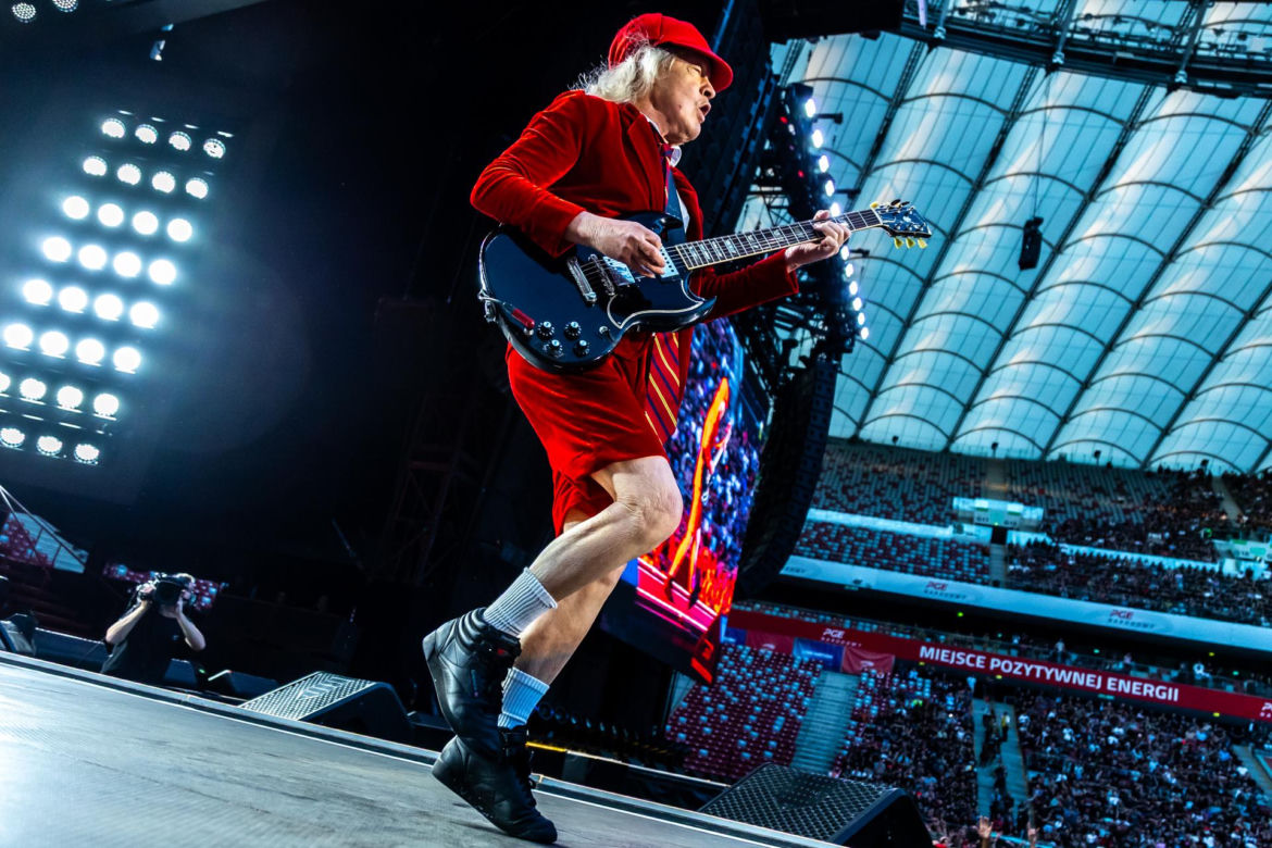 Koncert AC/DC w Warszawie (4.07.2025) - część druga. Organizatorem koncertu jest Live Nation
