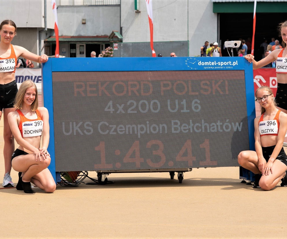 Trzy medale i rekord Polski. Młode lekkoatletki z Bełchatowa pokazały moc! [AUDIO]