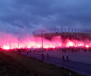 Marsz Niepodległości 2015 - na błoniach Stadionu Narodowego