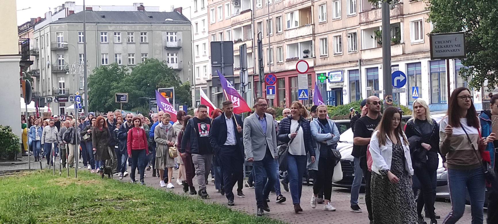 Protest kobiet "Ani jednej więcej!" w Kielcach (14 czerwca 2023)