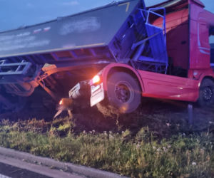 Seria wypadków z udziałem TIR-ów na A4 koło Tarnowa