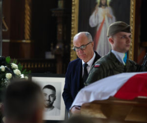 Ból, rozpacz, łzy. Poruszające sceny na pogrzebie Łukasza Litewki