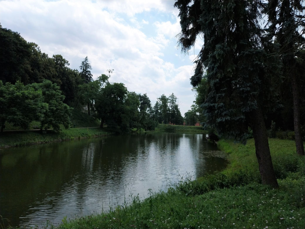 Lato w Parku miejskim w Zamościu 