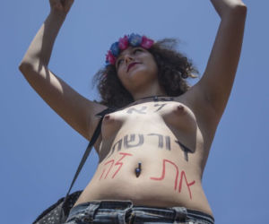 Protest Femen w Tel Awiwie