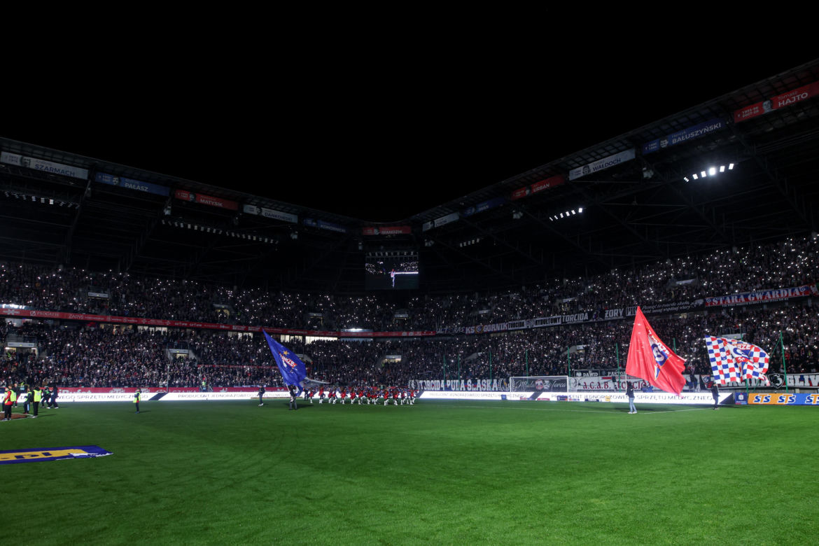 Górnik Zabrze - Legia Warszawa: Zdjęcia kibiców i zawodników z hitu 13. kolejki PKO BP Ekstraklasy