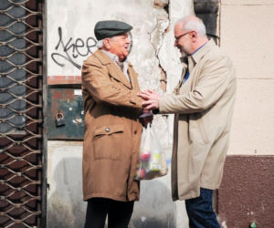 Dziewczyny ze Lwowa odc. 9. Meceans Piotr (Krzysztof Stelmaszyk), pan Henryk (Marian Dziędziel)