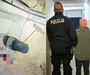 Brutalny finał chorej zazdrości! Piotr K. zaatakował młotkiem. Nie miał litości
