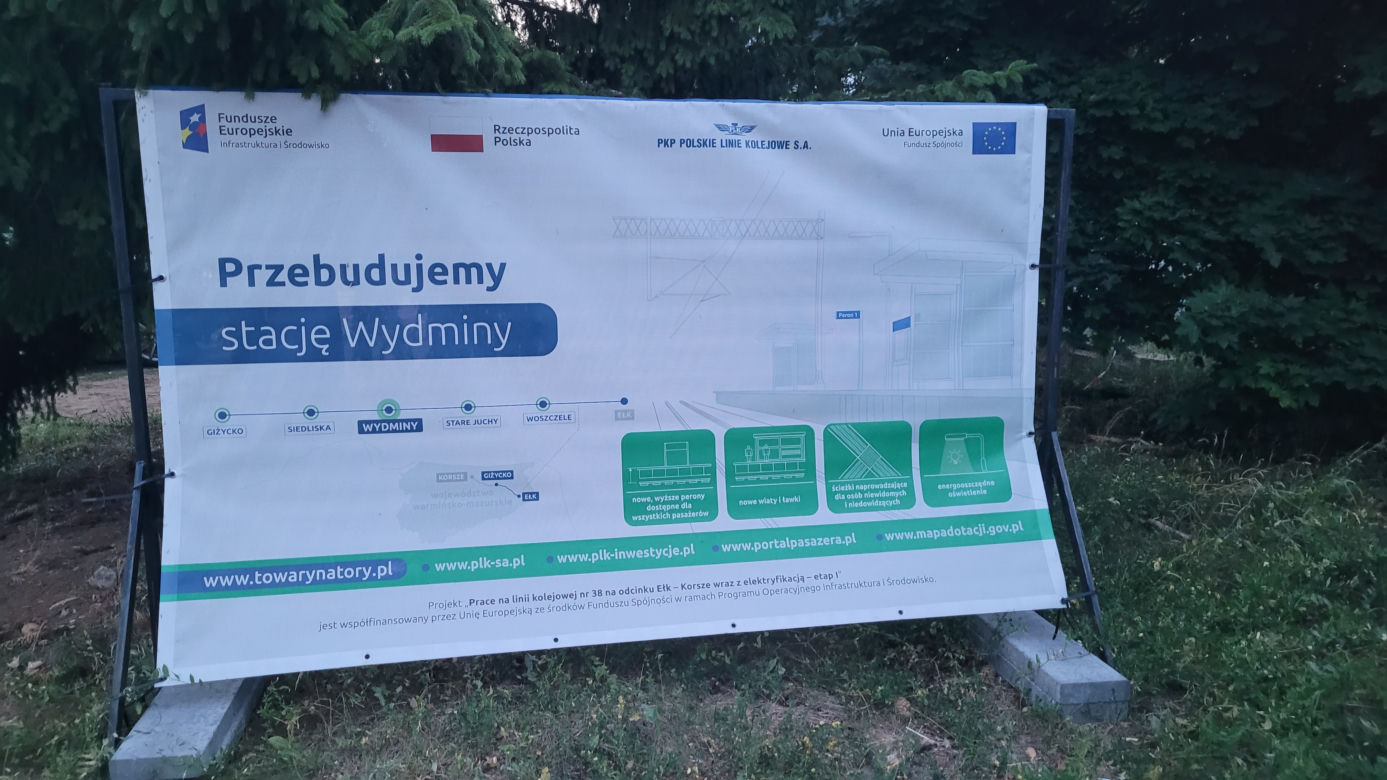 Z Olsztyna do Ełku podróż koleją będzie krótsza. Tak wygląda remont linii pod Giżyckiem