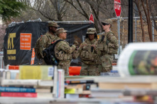 Gwardia Narodowa USA na ulicach stolicy