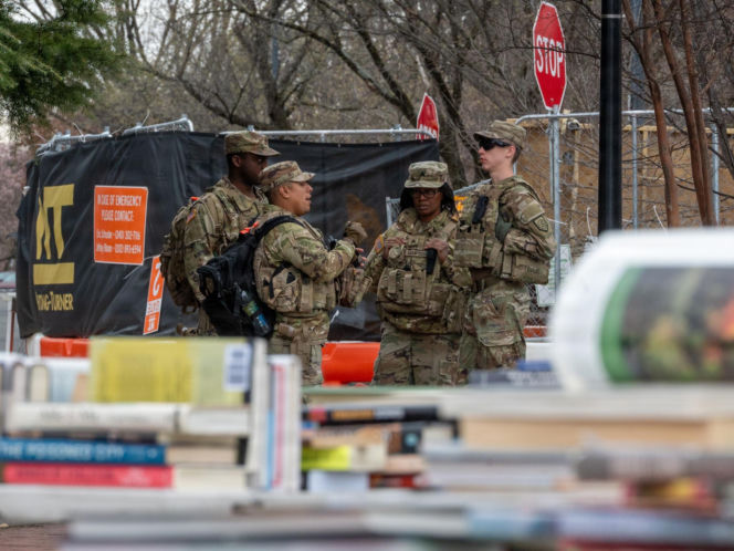 Gwardia Narodowa USA na ulicach stolicy