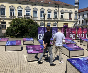 Wystawa na placu 3 maja w Nowym Sączu