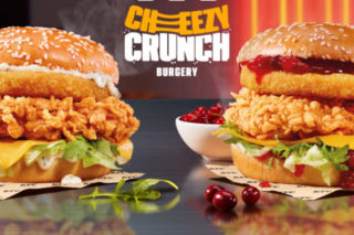 KFC rozgrzewa tej zimy. Poznaj Cheese Crunch Burgers