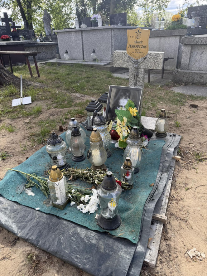 Marek Perepeczko - tak wygląda grób słynnego Janosika