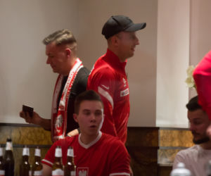 Reprezentacja w hotelu po meczu Polska - Szwecja