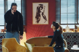 M jak miłość odc. 1932. Kama (Michalina Sosna), Marcin (Mikołaj Roznerski)