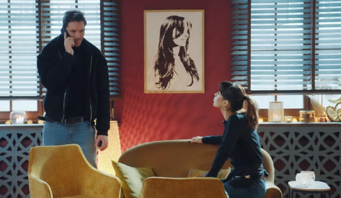 M jak miłość odc. 1932. Kama (Michalina Sosna), Marcin (Mikołaj Roznerski)