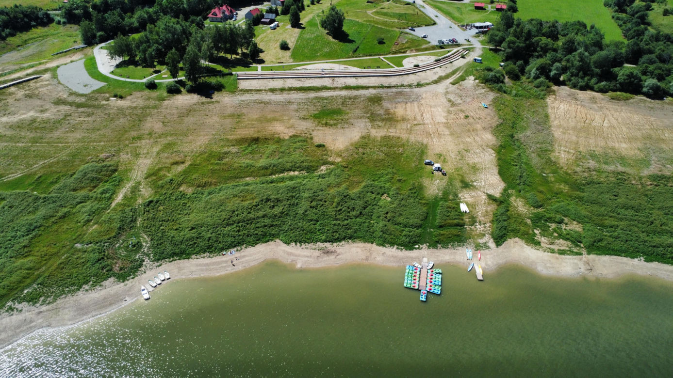 Wyschnięta Klimkówka 22 lipca 2025
