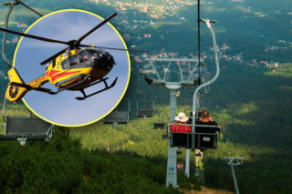 Schylił się po okulary. Po chwili o mało nie doszło do tragedii