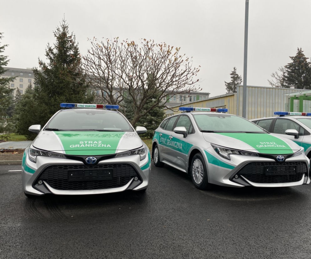 Nowe hybrydowe Toyoty Corolle dla Straży Granicznej