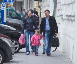 Marta Kaczyńska z mężem i dziećmi
