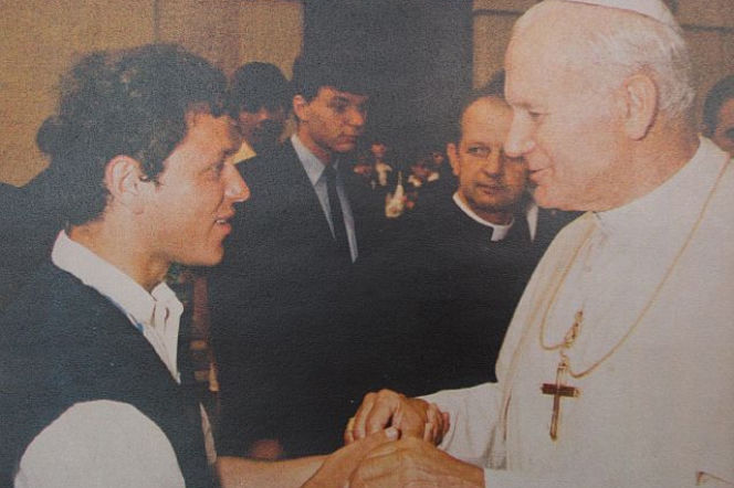 Tadeusz Chudecki i Jan Paweł II