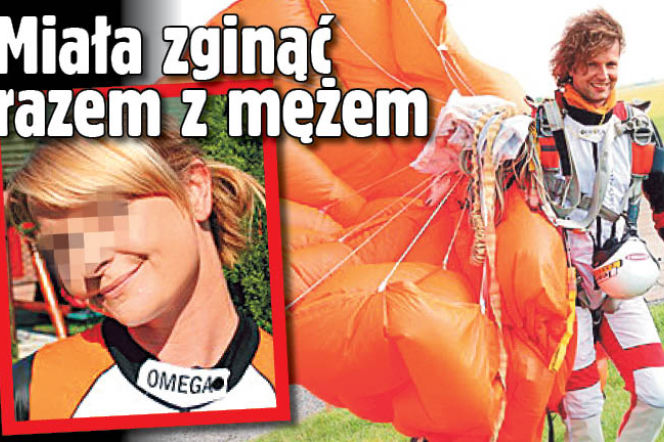 Miała zginąć razem z mężem