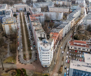 Przedwojenny drapacz chmur przy al. Zwycięstwa 1, Sosnowiec