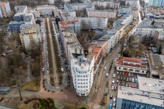 Przedwojenny drapacz chmur przy al. Zwycięstwa 1, Sosnowiec