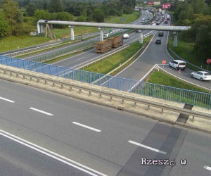 Korki na autostradowej obwodnicy Krakowa