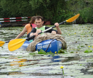 Kajakowy Eko Patrol sprzątał okolice Wyspy Grodzkiej i Kanału Zielonego
