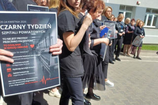 Czarny protest w Starachowicach