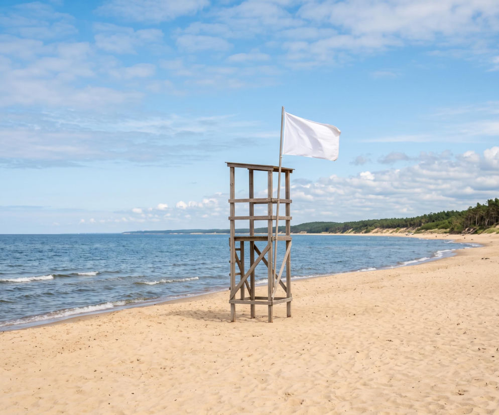 Sinice Łeba. Czy w Łebie można się kąpać 02.08? Flaga, warunki pogodowe