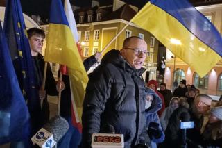 Wiec poparcia dla Ukrainy. Sprzeciw wobec imperialistycznym zapędom Rosji