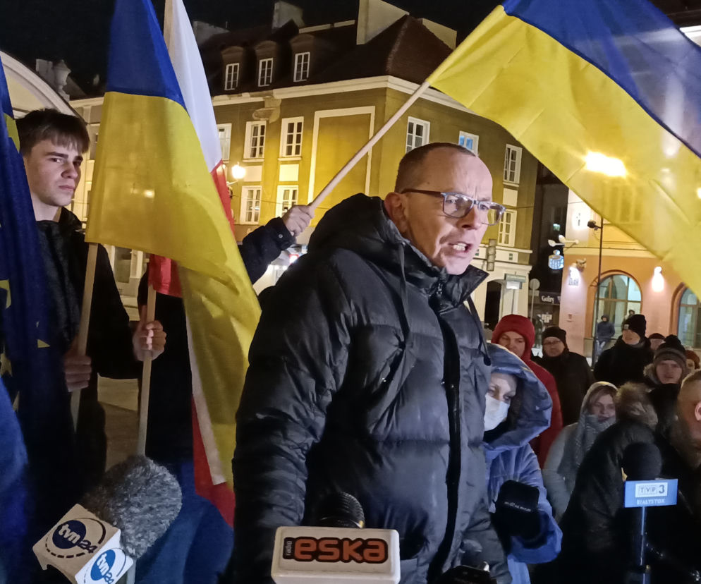 Wiec poparcia dla Ukrainy