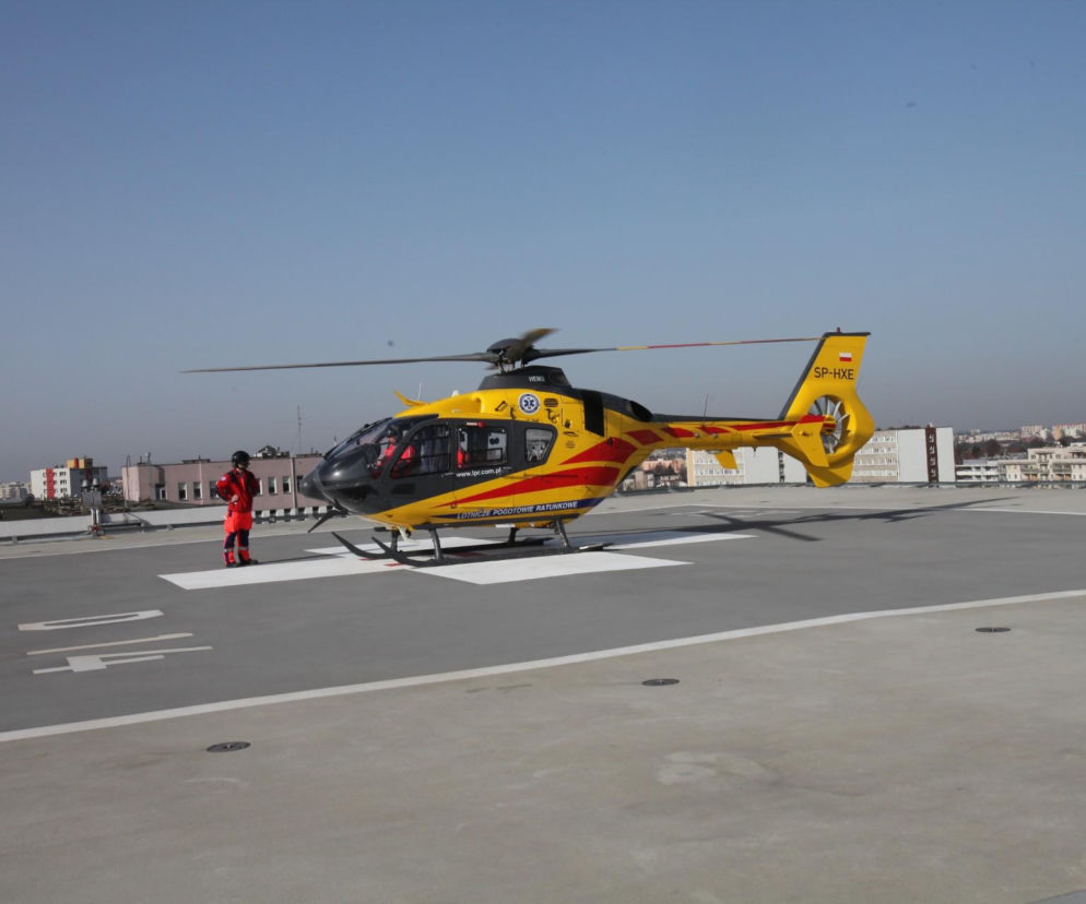 Ponad 200 lotów rocznie. Lądowisko na dachu USK w Białymstoku przejdzie modernizację