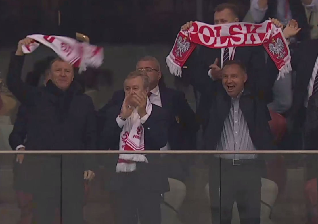Polska - Albania: Zwariowana radość prezydenta Dudy po golu