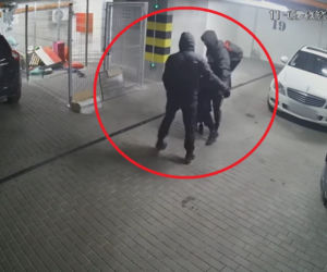 SZOK! Złodzieje urządzili sobie tańce podczas plądrowania garażu! Wszystko się nagrało