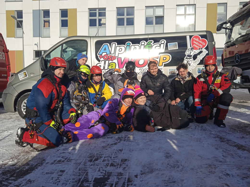 Alpiniści dla WOŚP. Olsztyn 2024