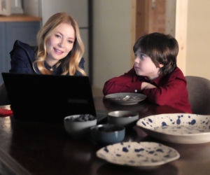 Barwy szczęścia, odcinek 3365: Dominika (Karolina Chapko), Mateuszek (Filip Kowalewicz)