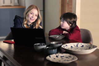 Barwy szczęścia, odcinek 3365: Dominika (Karolina Chapko), Mateuszek (Filip Kowalewicz)