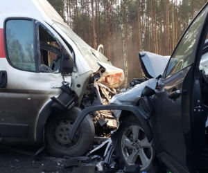 Wypadek na DK 10 w Stryszku! Są poszkodowani [ZDJĘCIA]