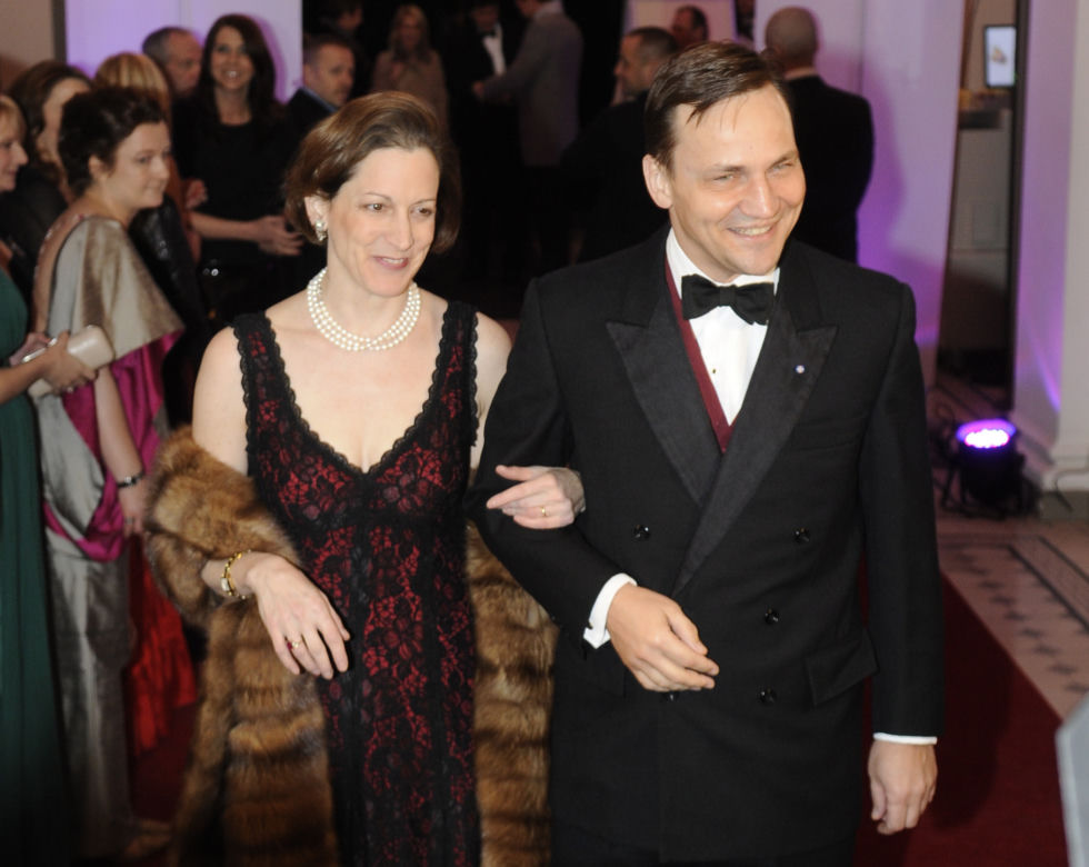 Radosław Sikorski i Anne Applebaum