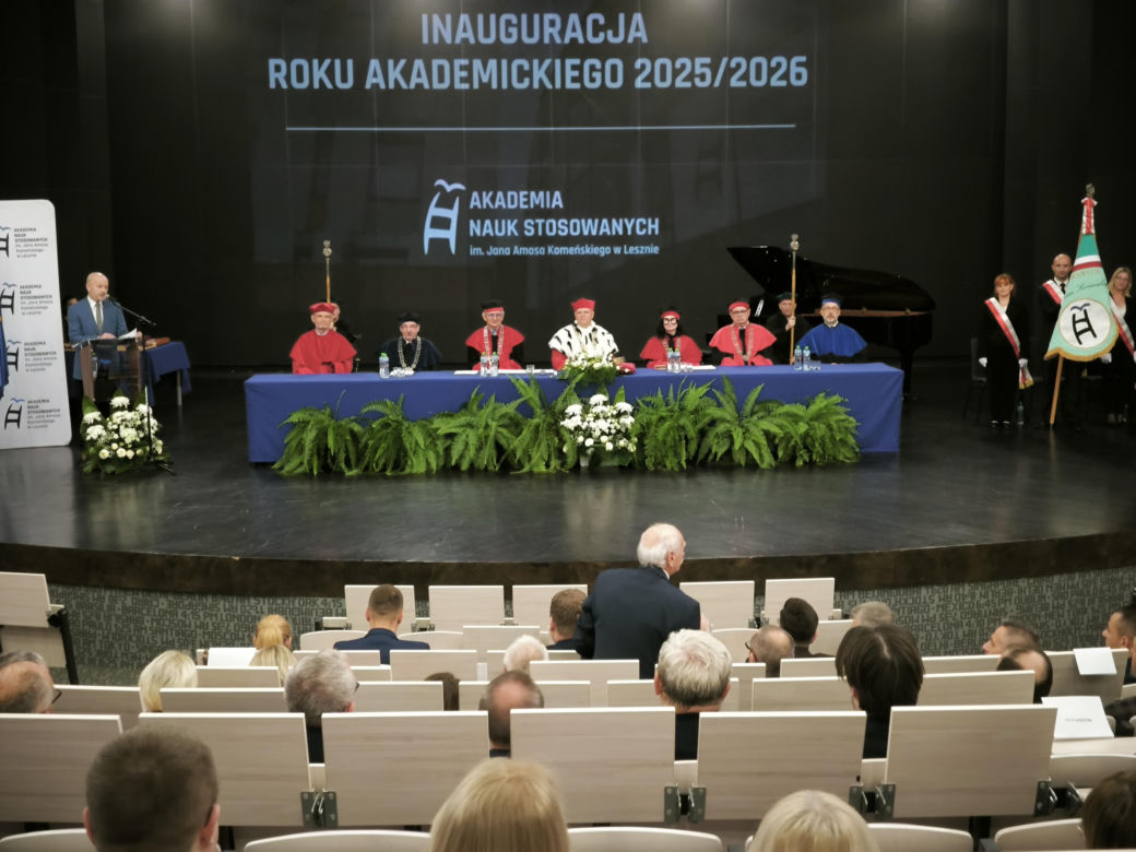 Inauguracja roku akademickiego w Akademii Nauk Stosowanych w Lesznie