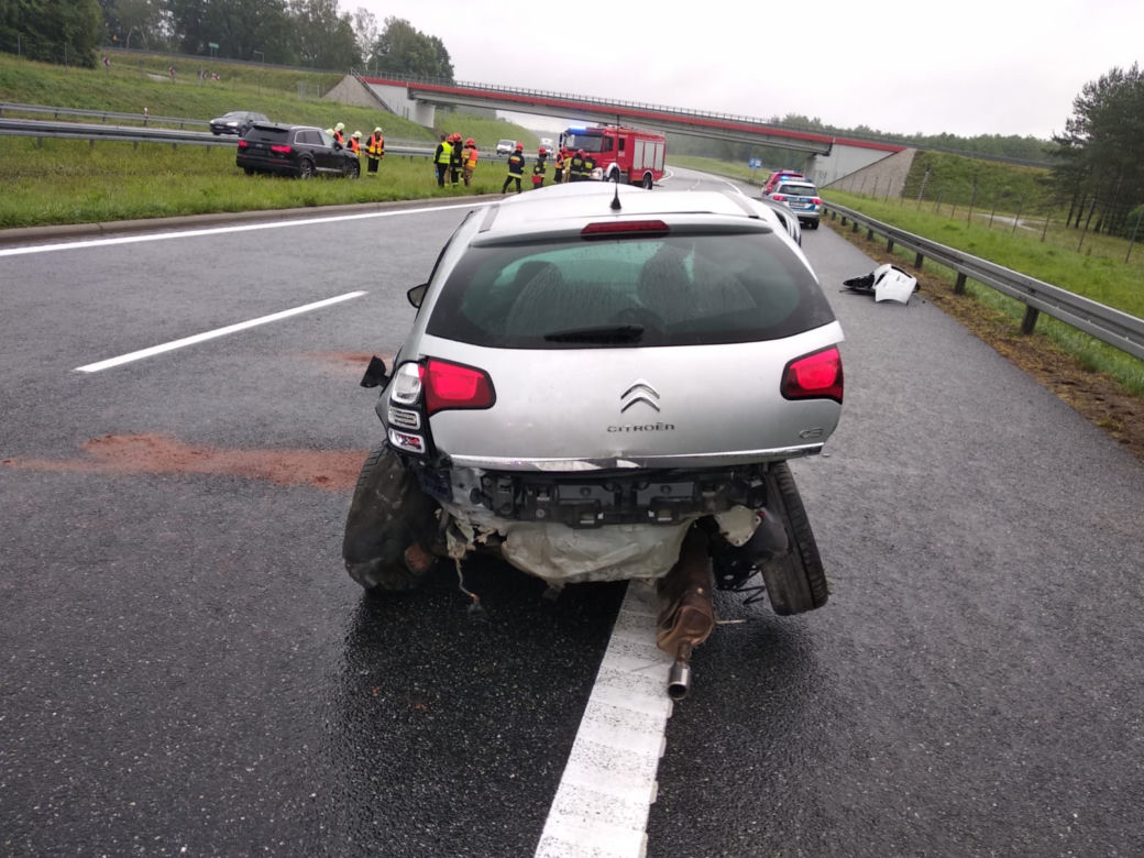 Pechowa seria na tarnowskim odcinku autostrady A4