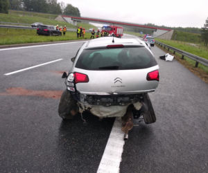 Pechowa seria na tarnowskim odcinku autostrady A4