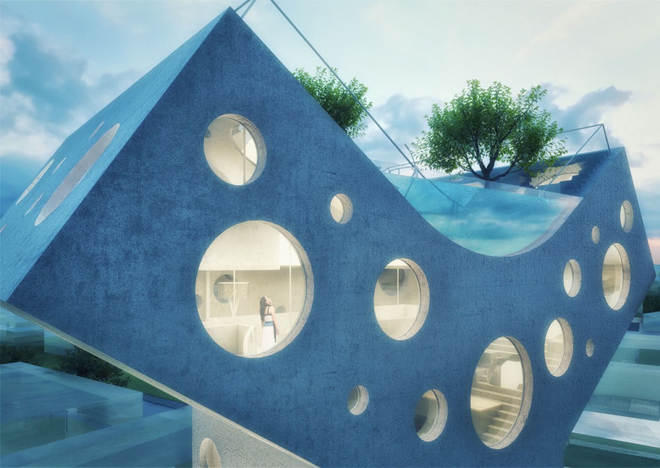 Willa Y - nietypowy dom jednorodzinny od MVRDV