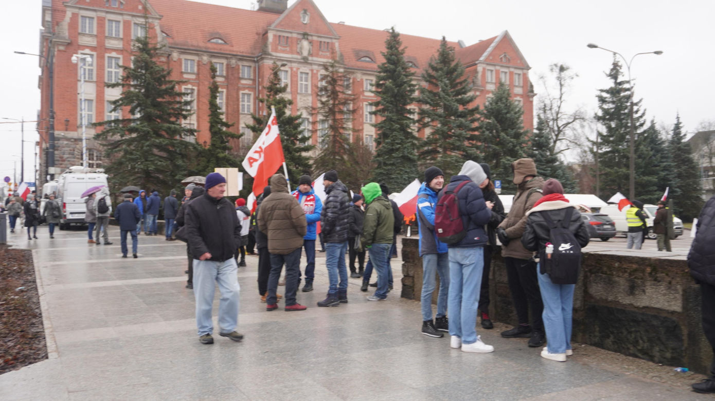 Protest rolników w Olsztynie, 20 lutego 