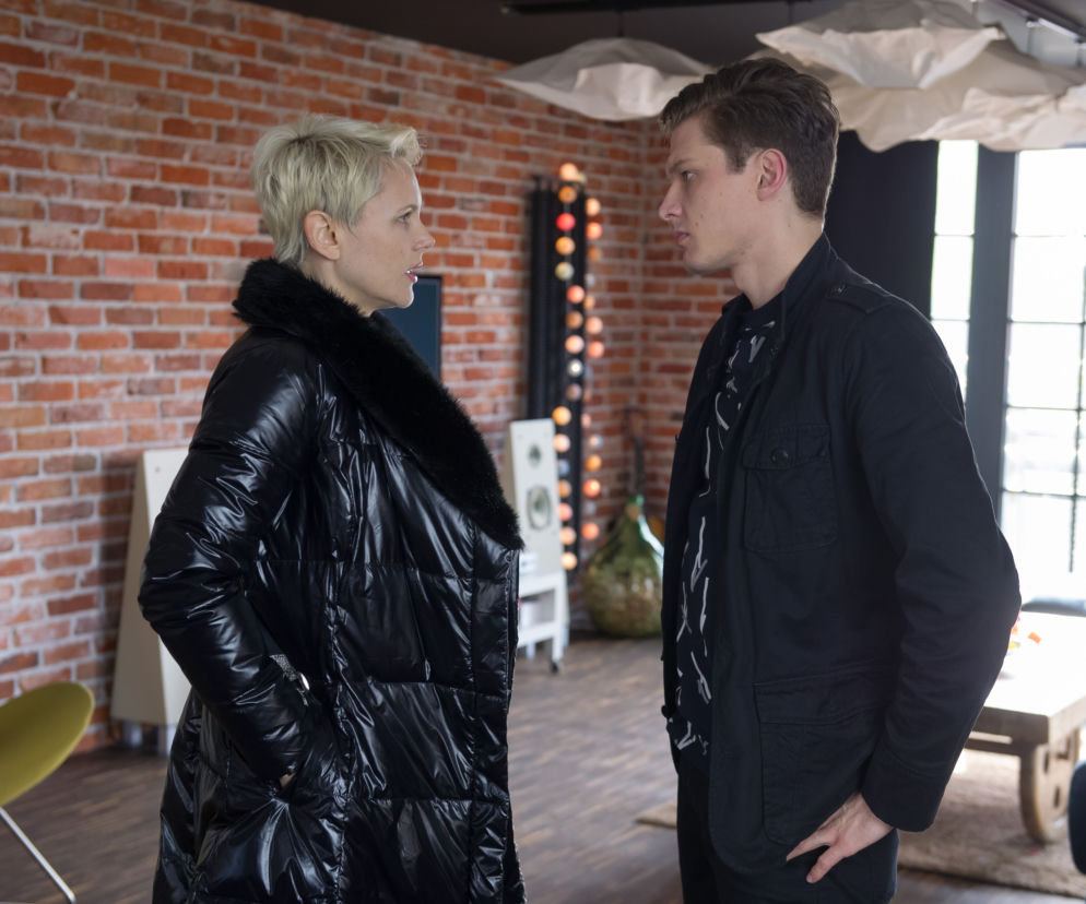 Na Wspólnej odc. 2326. Ilona (Anna Samusionek), Maks (Adam Fidusiewicz)