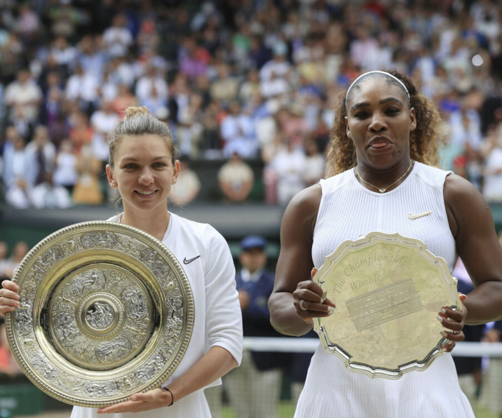 Simona Halep, Serena Williams 