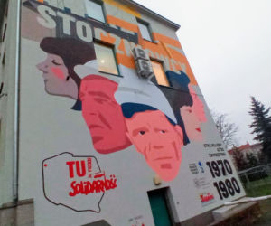 Mural na rocznicę Szczecińskiego Grudnia 1970